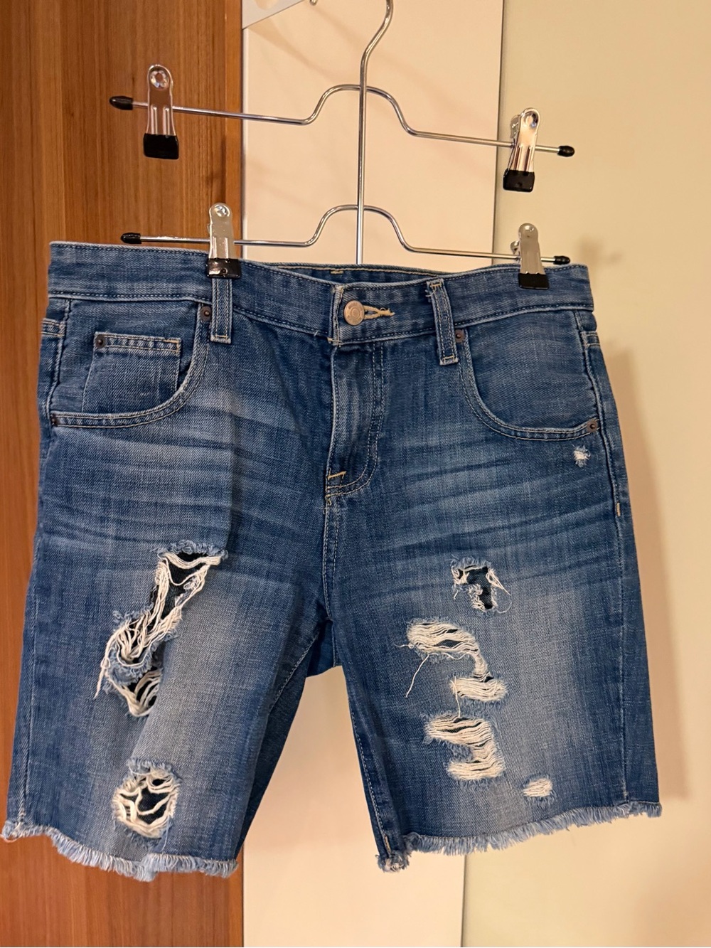 Mossimo Supply Co. Blue Boyfriend Denim Shorts